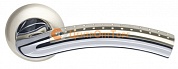 Ручка раздельная Armadillo (Армадилло) Libra LD26-1SN/CP-3 матовый никель/хром TECH (кв. 8х140)