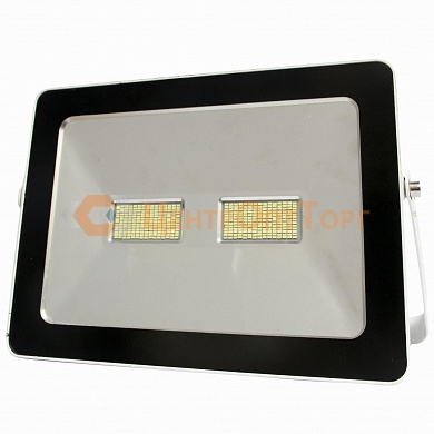 Прожектор с/д LEEK LE FL SMD LED5 100W CW  IP65 холодный белый (ультратонкий) , цвет корп.- белый