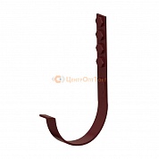Крюк для желоба длинный Престиж 8017 коричневый шоколад D125/280