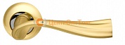 Ручка раздельная Armadillo (Армадилло) Laguna LD85-1SG/CP-1 матовое золото/хром