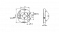 47.319.6380.50 BJB Соединительный элемент COB Ø 40 мм для светодиодной матрицы 12 x 15 мм