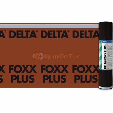 Диффузионная мембрана DELTA-FOXX PLUS с самоклеящейся лентой