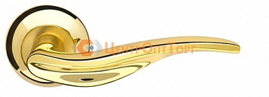 Ручка раздельная Armadillo (Армадилло) Lora LD39-1GP/SG-5 золото/матовое золото