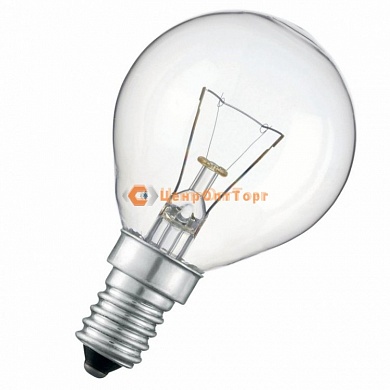 CLASSIC P CL   40W 230V E14 (шарик прозрачный d=45 l=80) - лампа *