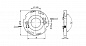 47.319.2254.50 BJB Соединительный элемент COB Ø 50 мм для светодиодной матрицы 21,5 x 21,5 мм