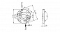 47.319.6060.50 BJB Соединительный элемент COB Ø 40 мм для светодиодной матрицы 13,5 x 13,5 мм