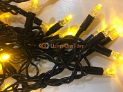 Влагозащищённый Светодиодный Плей Лайт "Бахрома" c Flash светодиодами LED-RPLR-160-4.8M-240V-F-Y/BL