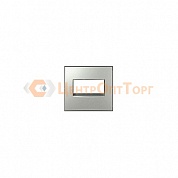 Legrand Valena 770255 Лицевая панель для одиночных розеток RJ45 алюминий