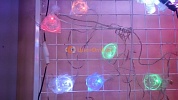Светодиодная Бахрома  "Дед Мороз" LED-PL(G06)-10-30CM-24V-R/G/B/Y
