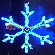Снежинка из светодиодного дюралайта LED-XM-(FR)-2D-CK006-С-W-F(W)