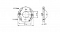 47.360.9001.50 BJB Соединительный элемент COB Ø 44 мм для светодиодной матрицы 20 x 24 мм