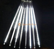 Светодиодная гирлянда "Тающие сосульки Мини"LED-PLM-SNOW-240L-10-0,2M-12V-W белый холодный 5м