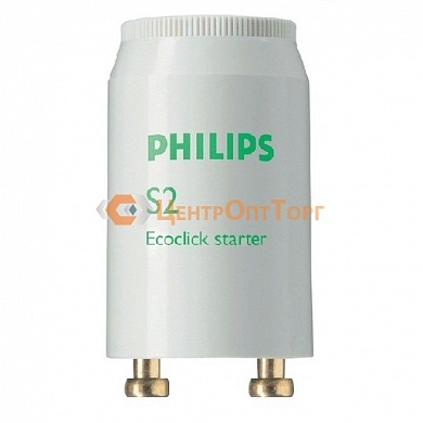 PHILIPS  S10   4 - 65W   220 - 240V  (25Х20) - стартер