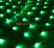 Светодиодная сетка постоянного свечения LED-SNL-S-288-2х4М-24V зелёный 2х4м