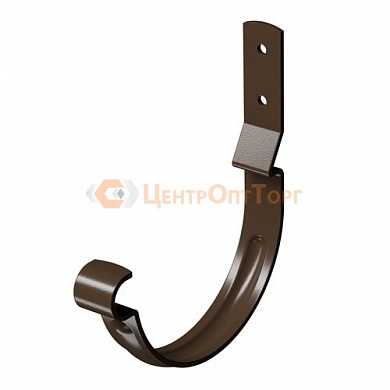 Карнизный крюк короткий D125 Docke STAL PREMIUM Каштан