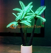 LED Пальма кокосовая тройная зеленая COL-3 зеленая
