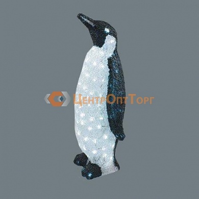 Фигура  "пингвин" 120 LED 3D с адаптером и сетевым шнуром D6002