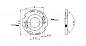 47.319.2281.50 BJB Соединительный элемент COB Ø 50 мм для светодиодной матрицы 21,5 x 21,5 мм
