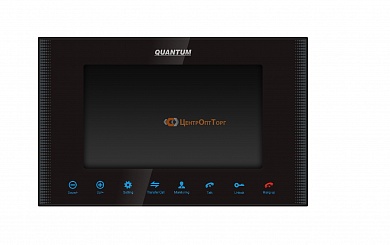 QM-H100C/M-B Видеодомофон цветной 4-x проводный, с экраном 10" LCD TFT (1024х600) и поддержкой micro SD-карт.
