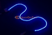 Гибкая светодиодная лента LED 24V  IP65 синий