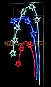 Консоль подвесная, 12 Звезд GRP-418 (White/Blue/Red)