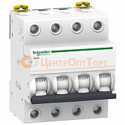 Автоматический выключатель 10A C 4 полюса Schneider Electric, серия iK60