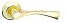 Ручка раздельная Fuaro (Фуаро) CLASSIC AR GP/SG-5 золото/матовое золото, квадрат 8x140 мм