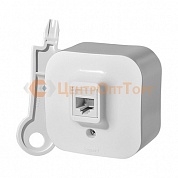 Legrand 782224 Розетка RJ 45 категория 5e UTP Quteo IP 20 белый