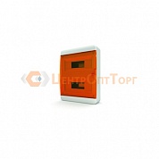 Щит навесной TEKFOR 24 модуля IP41, прозрачная оранжевая дверца