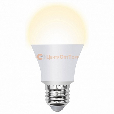Лампа светодиодная Volpe E27 8Вт 3000K LED-A60-8W/WW/E27/FR/O