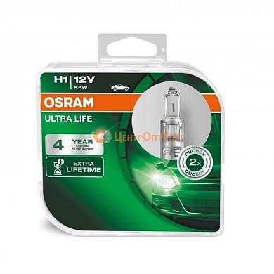 OSRAM ULTRA LIFE (H1, 64150ULT-DUOBOX)