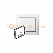 Legrand 771011 Лицевая панель выключателя с символом "Дверь" белый
