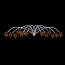 Световое панно «Фейерверк-Звездопад», 90*300 см