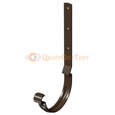 Карнизный крюк длинный D125 Docke STAL PREMIUM Каштан