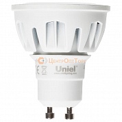 Лампа светодиодная GU10 175-265В 6Вт 4500K LED-JCDR-6W/NW/GU10/FR/38D ALM01WH