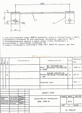 Заземляющий проводник ЗП-81 (20.0027)