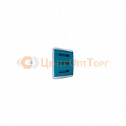 Щит навесной TEKFOR 54 модуля IP41, прозрачная синяя дверца