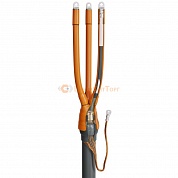 3ПКВТп-10-70/120(Б):  Концевая кабельная муфта внутренней установки для кабелей с изоляцией из сшитого полиэтилена до 10 кВ