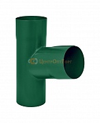 Тройник Аквасистем RAL 6005 (Зеленый) 90/125
