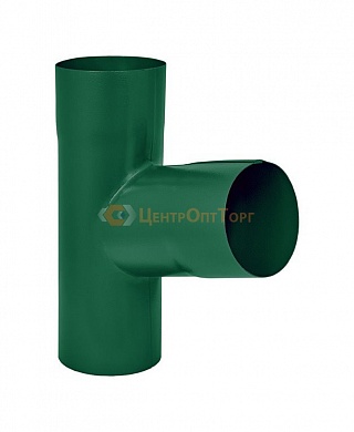 Тройник Аквасистем RAL 6005 (Зеленый) 90/125
