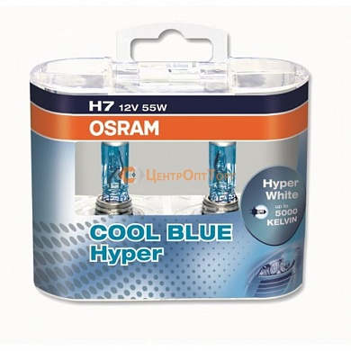 OSRAM COOL BLUE HYPER (H7, 62210CBH-DUOBOX)