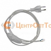 Arditi Вилка+выключатель+провод серый 1,5 м