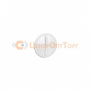 Legrand 65003 Celianе Лицевая панель 1-клавишного "тонкого" выключателя с кольцевой подсветкой, белая