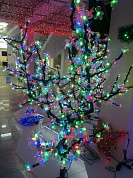 Дерево «Сакура-RGB» 3,2м cо светодинамикой  (с пультом ДУ) PHYCL-3,2-RGB  светодиодов  6000шт,  2000 цветков, мульти