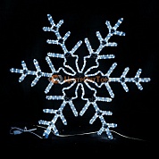Световая фигура «Большая Снежинка LED» 95*95 см, белая