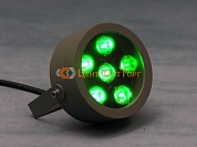 Светодиодный прожектор  LED 24V зеленый