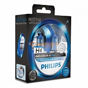 PHILIPS COLOR VISION BLUE (H4, 12342CVPBS2)