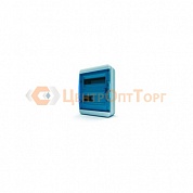 Щит навесной TEKFOR 24 модуля IP65, прозрачная синяя дверца