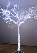 Дерево из акрила 2,5м с подсветкой  светодиодам белого цвета 1664 шт, PHS-014