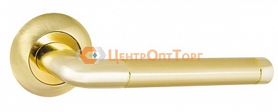 Ручка раздельная Punto (Пунто) REX TL SG/GP-4 матовое золото/золото 105 мм